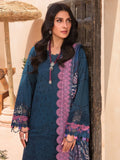 Rang Rasiya Premium Embroidered Lawn Unstitched 3Pc Suit D-04 OCEAN