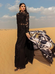 Rang Rasiya Premium Embroidered Lawn Unstitched 3Pc Suit D-04 ALAYA