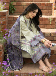 Zainab Chottani Luxe Lawn Unstitched Embroidered 3Pc Suit D-04 Kyra