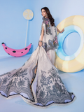 Maria.B M.Basics Embroidered Lawn Unstitched 3Pc Suit MB-CUSV13-04-A