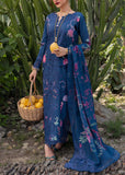 Saira Shakira Bloom Embroidered Lawn Unstitched 3Pc Suit D-04A ZELIE