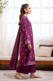 Ilara by Seran Embroidered Cambric Unstitched 3Pc Suit D-04 Cassis