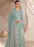 Rang Rasiya Chatoyer Embroidered Chiffon Unstitched 3Pc Suit D-04 Firuzeh