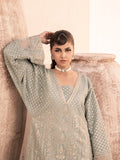 House of Nawab Miorah Embroidered Organza Unstitched 3Pc Suit D-04 IVAAN - A