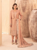 House of Nawab Miorah Embroidered Organza Unstitched 3Pc Suit D-04 IVAAN - B