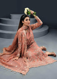 Reena by Alizeh Fashion Embroidered Chiffon Unstitched 3Pc Suit D-04 Isla