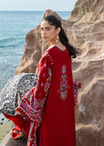 Sadaf Fawad Khan Siraa Embroidered Lawn Unstitched 3Pc Suit D-04 LAAL