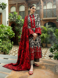 Zainab Chottani Embroidered Herringbone Unstitched 3Pc Suit D-04 Zemestan