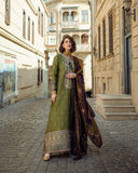 Mushq Broadway Embroidered Jacquard Viscose Unstitched 3Pc Suit - Gentle Touch