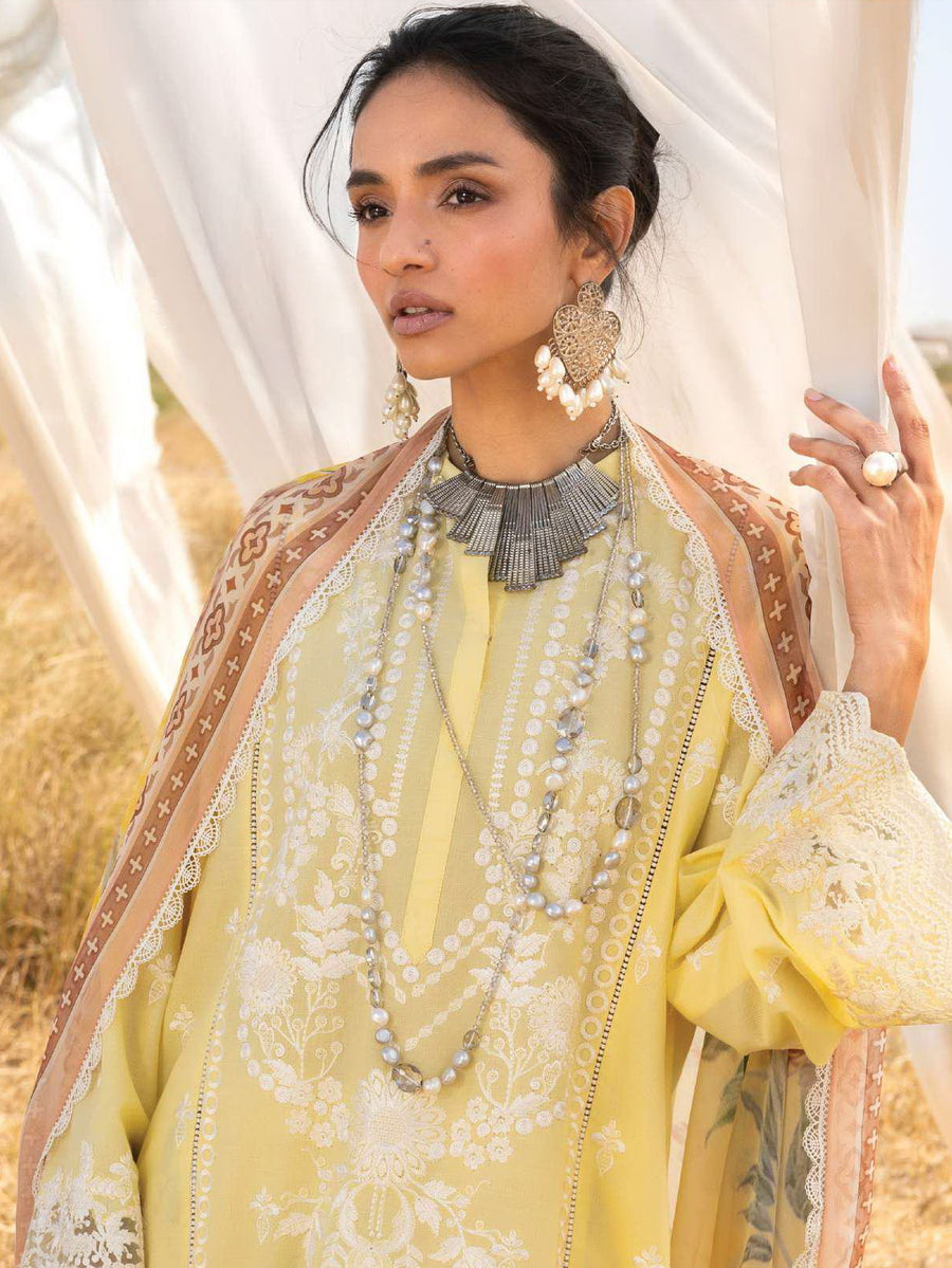 Zainab Chottani Embroidered Lawn Unstitched 3Pc Suit D-04 Mahyr