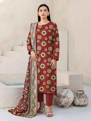 Fiza Noor Digital Printed Marina Unstitched 3Pc Suit D-04