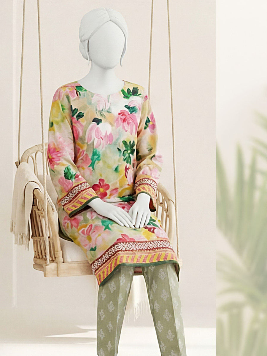 Ittehad Daily Afairs Printed Lawn Unstitched 2Pc Suit D-05
