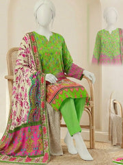 Ittehad Essential Vol-02 Unstitched Printed Lawn 3Pc Suit D-05