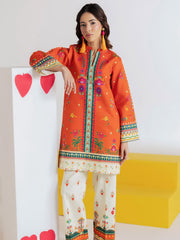 RajBari Amal Summer Prints Exclusive 2Pc Unstitched Lawn Suit D-04