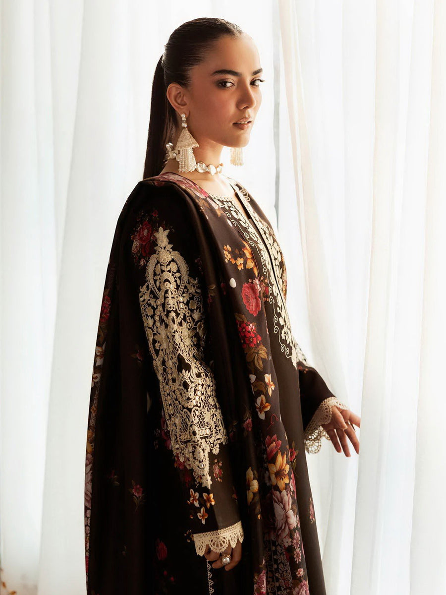 Nissa by RajBari Premium Embroidered Marina Unstitched 3Pc Suit D-04