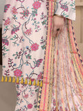 Rashk e Qamar Unstitched Digital Printed Lawn 3Pc Suit REQ-205