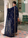 Manizay Saqafat Premium Embroidered Lawn Unstitched 3Pc Suit D-05