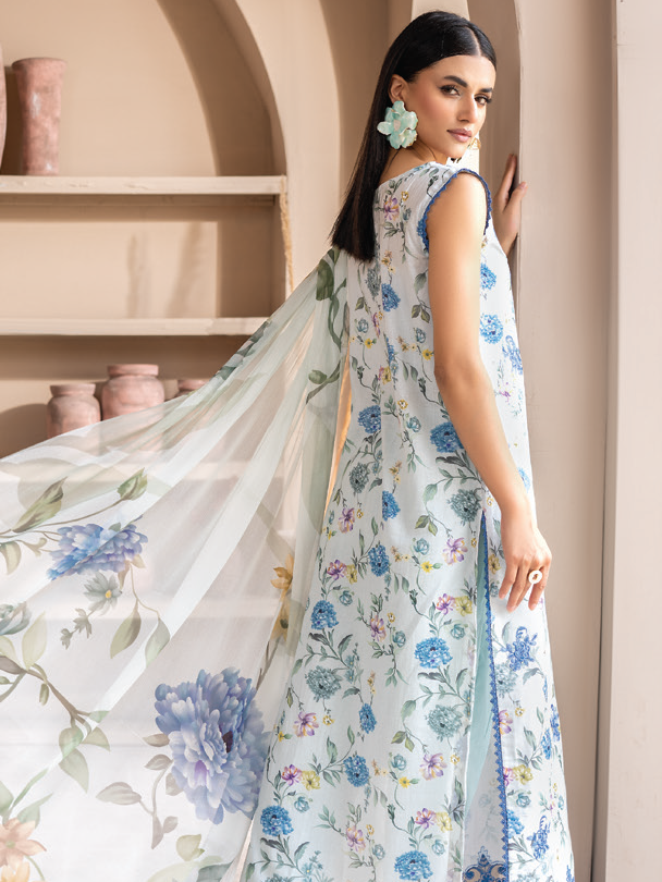 Janvi by Sanam Saeed Embroidered Lawn Unstitched 3Pc Suit D-05