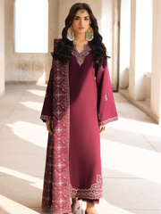 CELTS Mehr Premium Embroidered Karandi Unstitched 3Pc Suit D-05