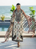 Zainab Chottani Tahra Embroidered Lawn Unstitched 3Pc Suit D-05 AZUREH