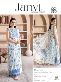 Janvi by Sanam Saeed Embroidered Lawn Unstitched 3Pc Suit D-05