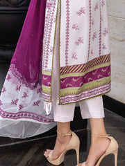 Belle ame by Humdum Embroidered Lawn Unstitched 3Pc Suit D-05