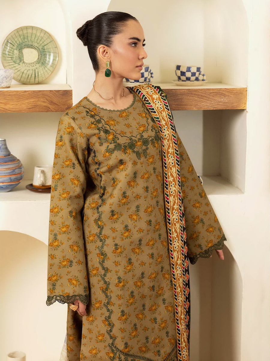 Nissa by RajBari Premium Embroidered Marina Unstitched 3Pc Suit D-05