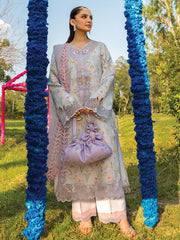 Rang Rasiya Carnation Embroidered Lawn Unstitched 3Pc Suit D-05 Bella