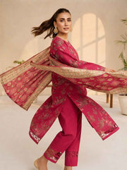 Fiza Noor Digital Printed Marina Unstitched 3Pc Suit D-05