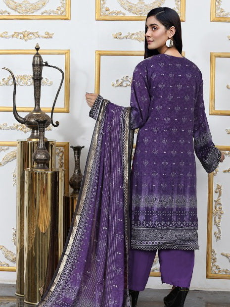 Shaista Digital Printed Viscose Unstitched 3 Piece Suit D-05