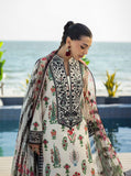 Zainab Chottani Tahra Embroidered Lawn Unstitched 3Pc Suit D-05 AZUREH