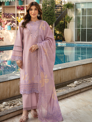 Rang Rasiya Florence Embroidered Lawn Unstitched 3Pc Suit D-05 DANIYA