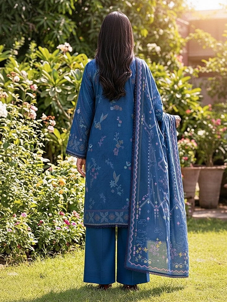 Zync by Florent Exclusive Prints Lawn Unstitched 3Pc Suit FEP-05