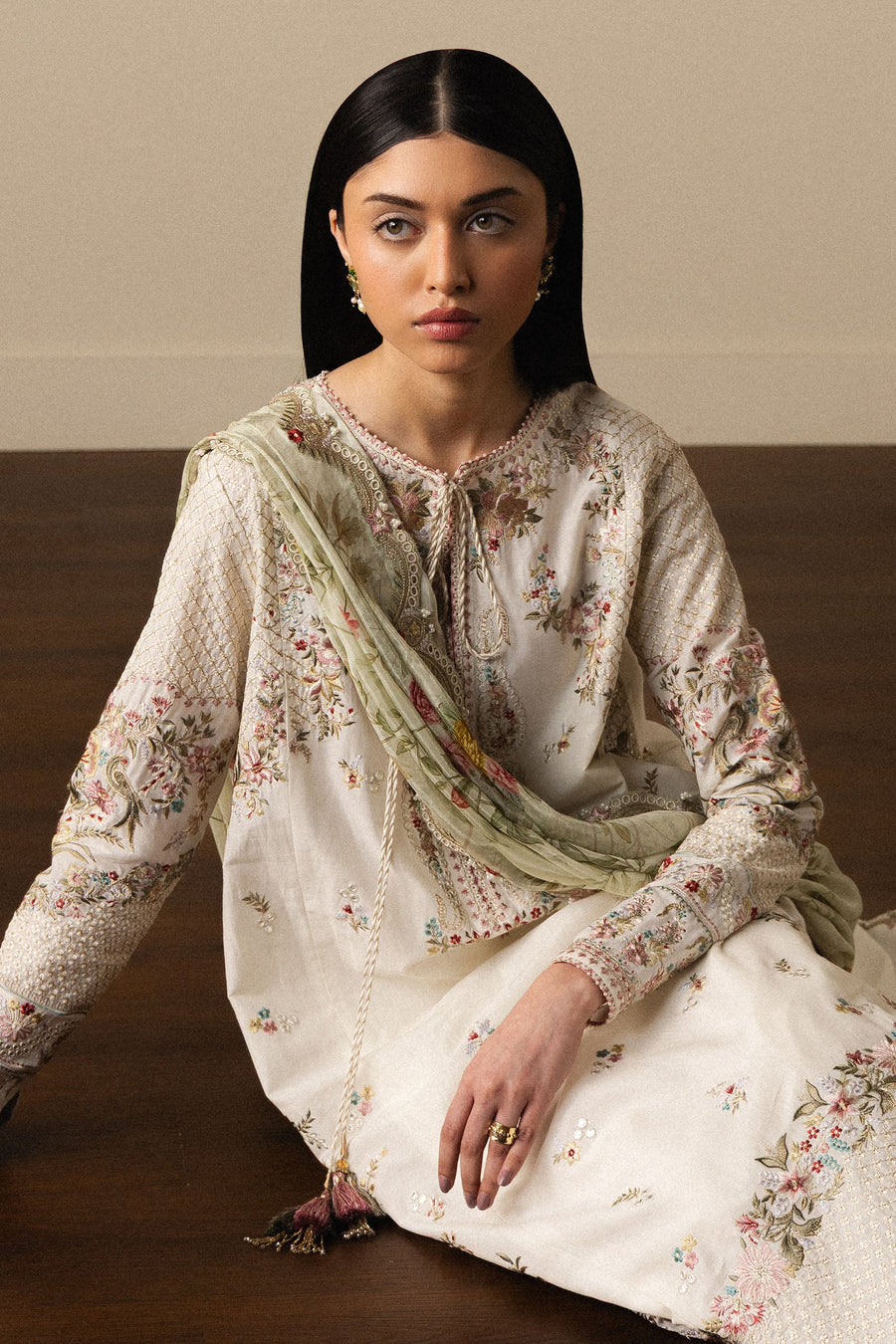 Zara Shahjahan Satori Stillness & Luxury Unstitched Lawn 3Pc Suit D-05 SHIORI