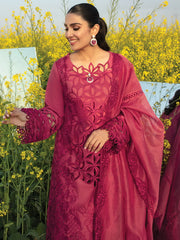 Rang Rasiya Premium Embroidered Lawn Unstitched 3Pc Suit D-05 MAYA