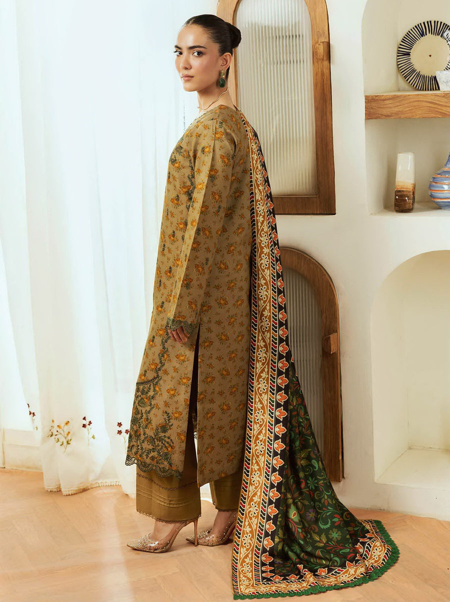 Nissa by RajBari Premium Embroidered Marina Unstitched 3Pc Suit D-05