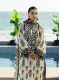 Zainab Chottani Tahra Embroidered Lawn Unstitched 3Pc Suit D-05 AZUREH