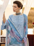 Zainab Chottani Embroidered Lawn Unstitched 3Pc Suit D-05 Azule