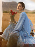 Zainab Chottani Embroidered Lawn Unstitched 3Pc Suit D-05 Azule