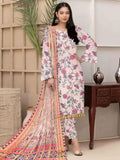 Rashk e Qamar Unstitched Digital Printed Lawn 3Pc Suit REQ-205