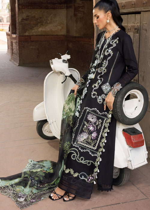 Saira Shakira Bloom Embroidered Lawn Unstitched 3Pc Suit D-05A ELISE