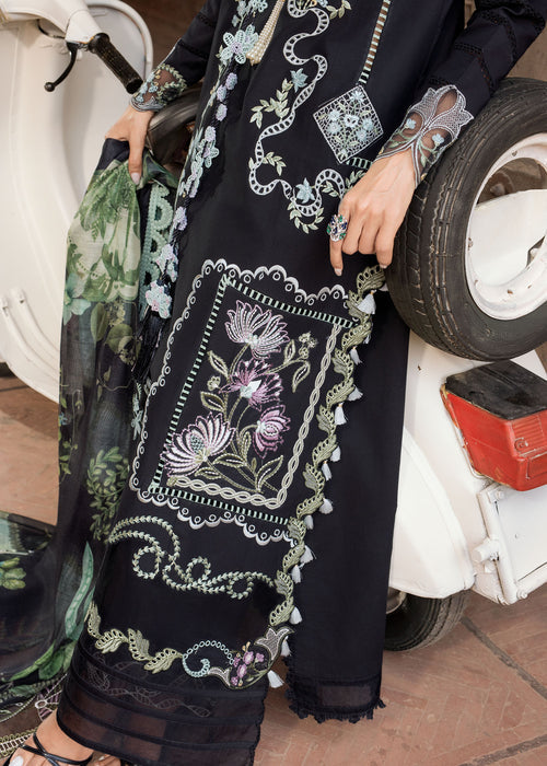 Saira Shakira Bloom Embroidered Lawn Unstitched 3Pc Suit D-05A ELISE