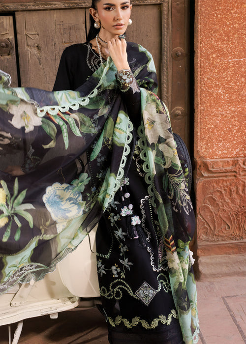 Saira Shakira Bloom Embroidered Lawn Unstitched 3Pc Suit D-05A ELISE