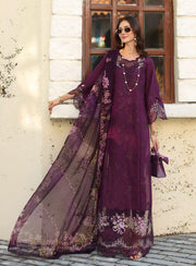 Noor by Saadia Asad Luxe Chikankari Unstitched Lawn 3Pc Suit D5-A