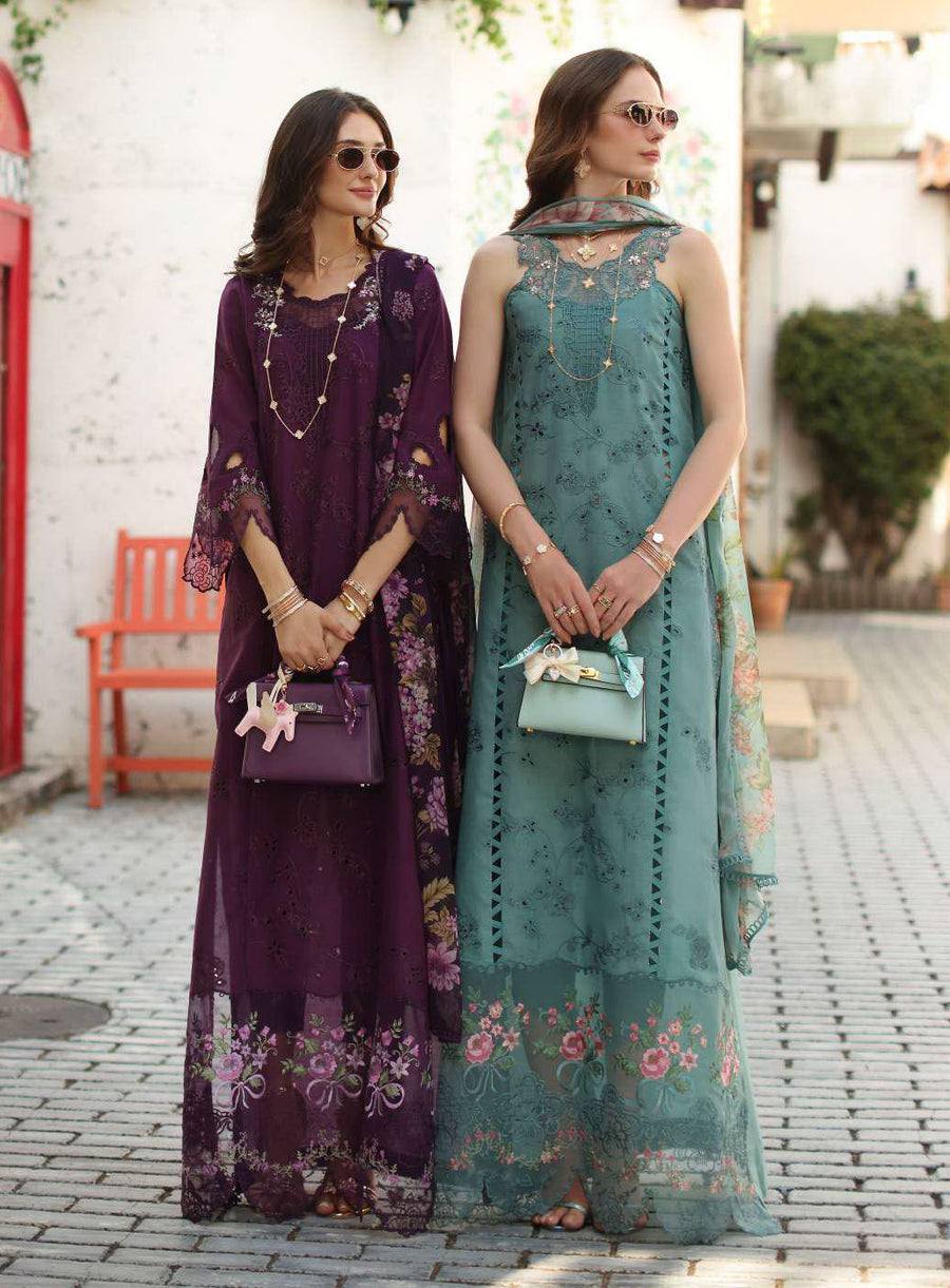 Noor by Saadia Asad Luxe Chikankari Unstitched Lawn 3Pc Suit D5-B