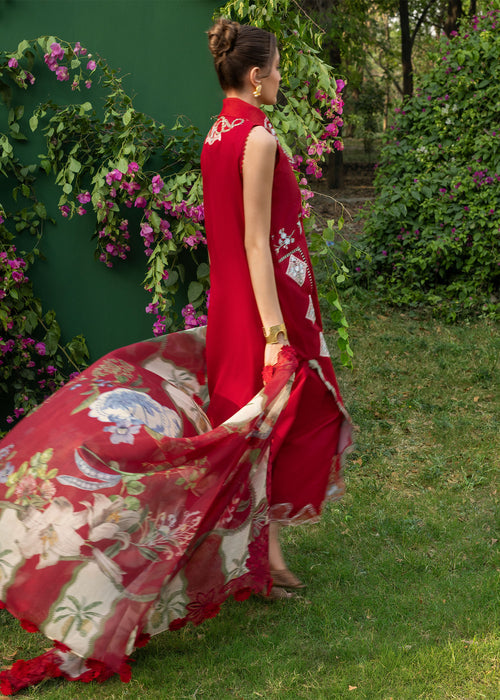 Saira Shakira Bloom Embroidered Lawn Unstitched 3Pc Suit D-05B ELISE