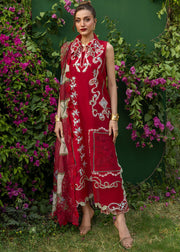 Saira Shakira Bloom Embroidered Lawn Unstitched 3Pc Suit D-05B ELISE