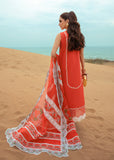 Saira Shakira Embroidered Lawn Unstitched 3Pc Suit D-05B Stars of Fire - Fiesta Coral