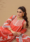 Saira Shakira Embroidered Lawn Unstitched 3Pc Suit D-05B Stars of Fire - Fiesta Coral