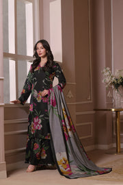 Feathers Dastak Unstitched Digital Printed Dhanak 3Pc Suit - GYPSY MOON